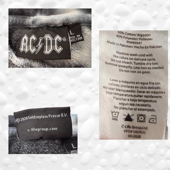AC/DC Official Licensed Sweatshirt – Size L (Gender Neutral) Exc Cond - Picture 7 of 8